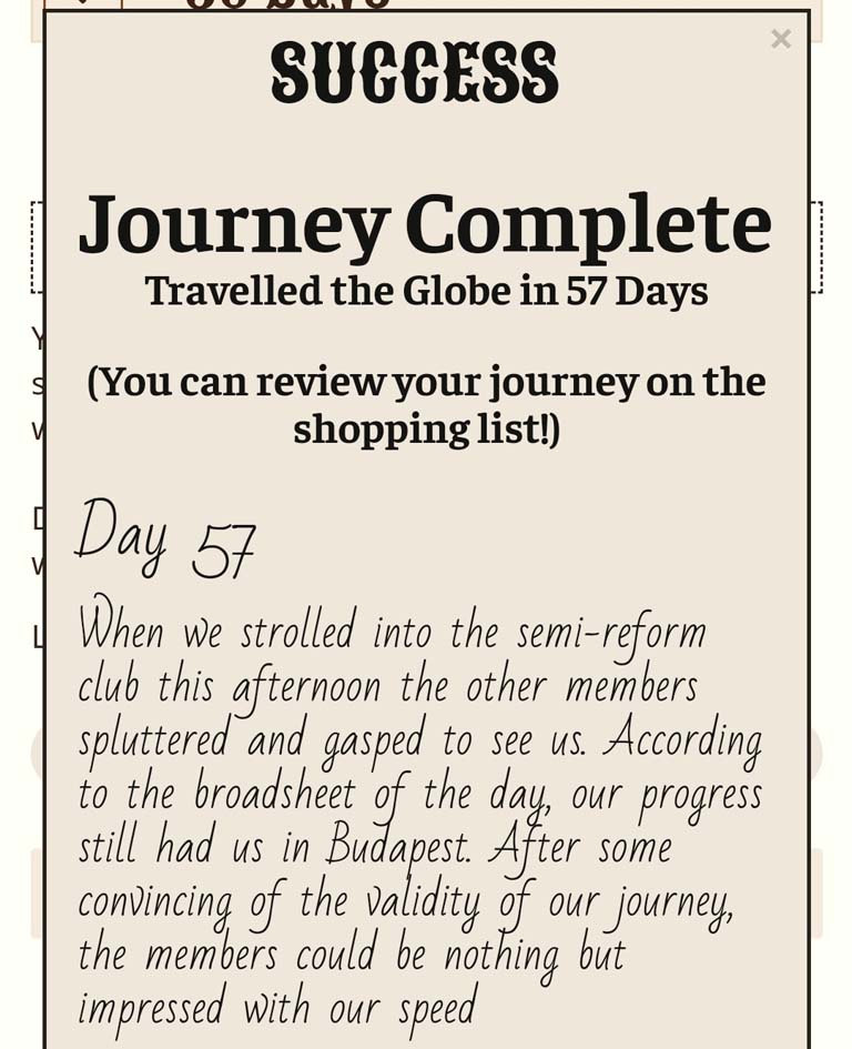 Around the world in 57 days - 80 Days A Real World Experience review by BeckyBecky Blogs