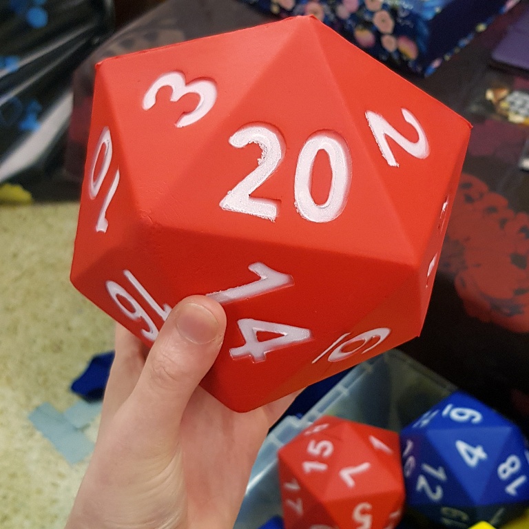 Giant d20 - AireCon 2019 by BeckyBecky Blogs