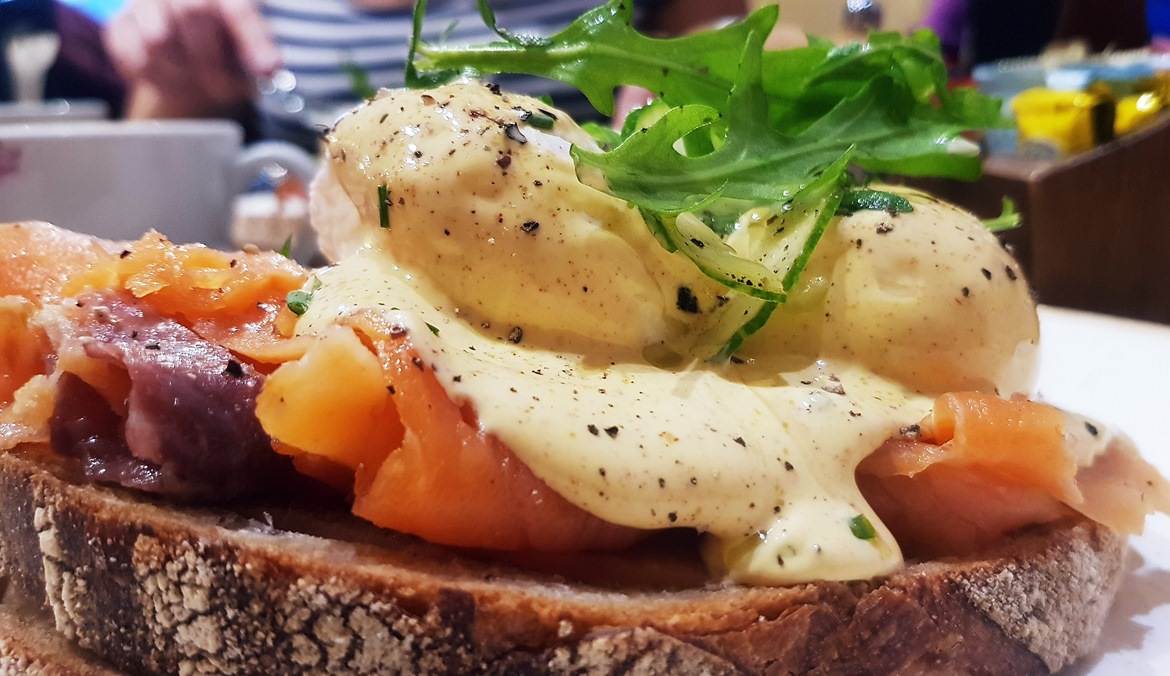 Eggs royale at Silverberry Deli - April 2018 Monthly Recap by BeckyBecky Blogs
