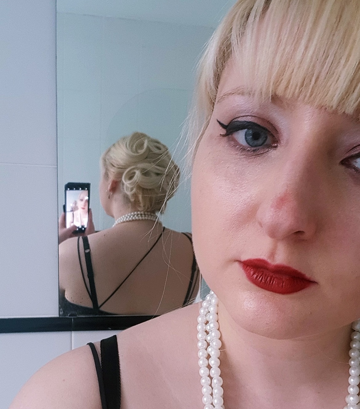 Hair style for Katherine's hen do - April 2018 Monthly Recap by BeckyBecky Blogs