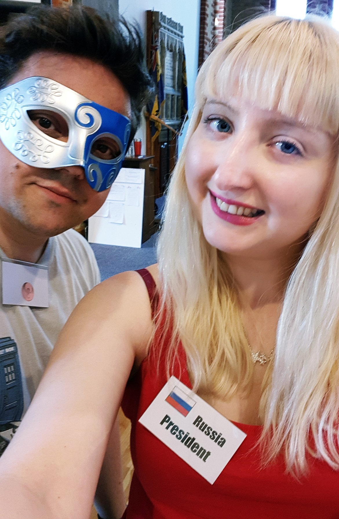 Alien selfie - Arrival Megagame After Action Report by BeckyBecky Blogs