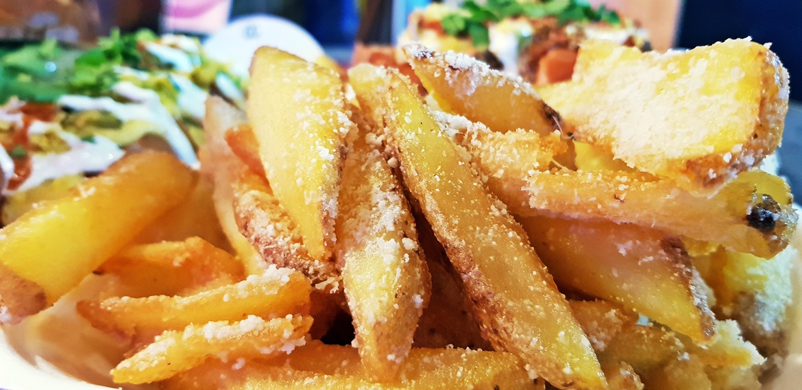 Truffle fries at Luxury Diner - July and August 2018 Monthly Recap by BeckyBecky Blogs