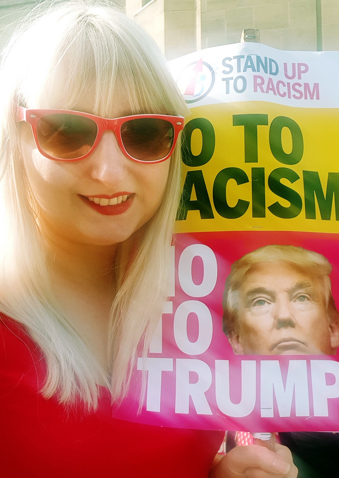 Trump protest - July and August 2018 Monthly Recap by BeckyBecky Blogs
