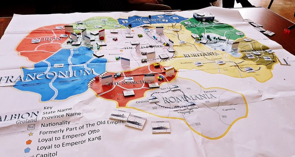 Map of Continent - Barricades and Borders After Action Report by BeckyBecky Blogs