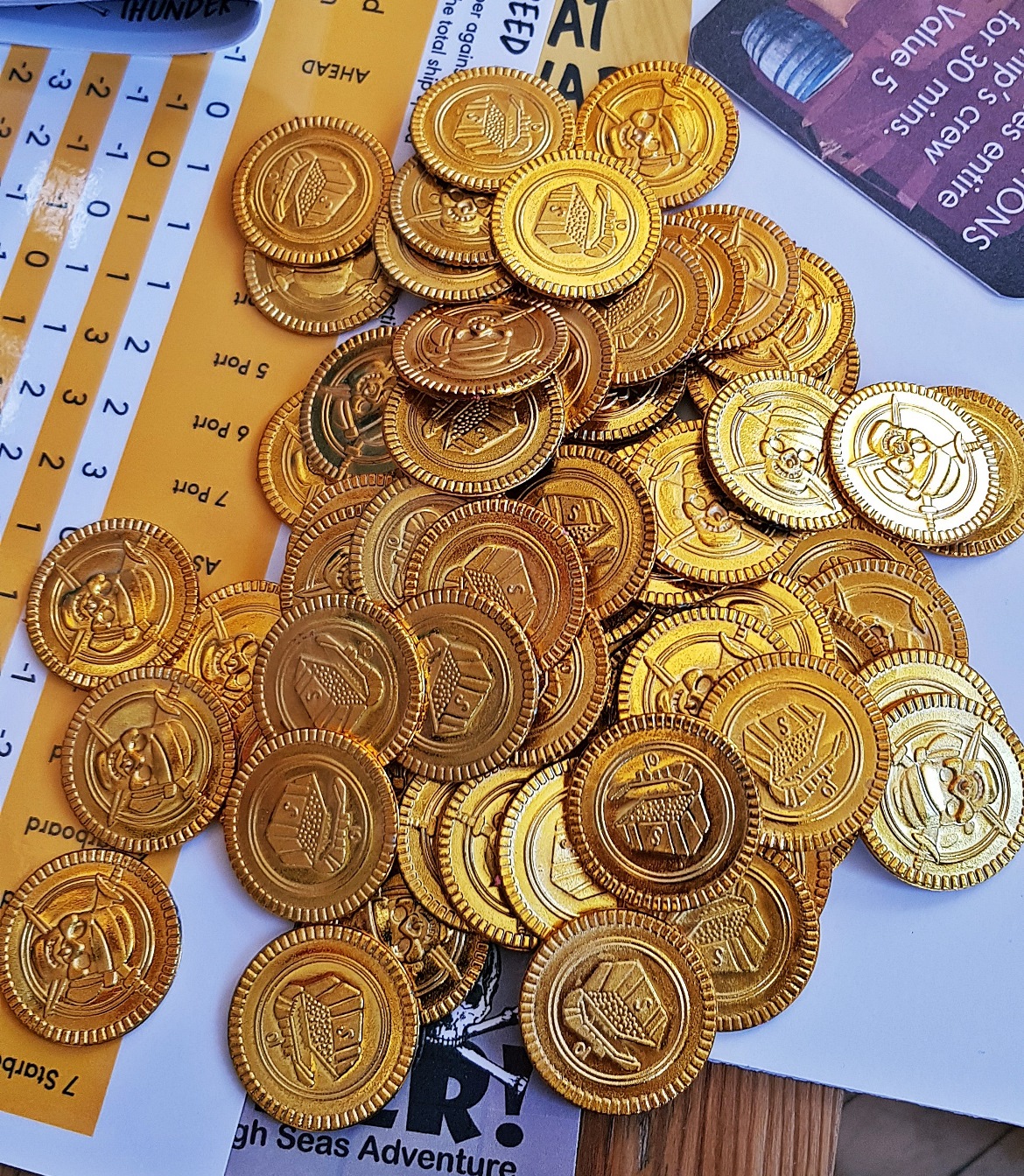 Gold coins - Blood and Thunder Megagame After Action Report by BeckyBecky Blogs
