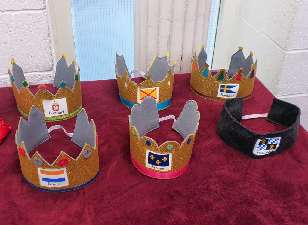 Crowns for Portugal, Spain, Sweden, the Netherlands, France and the Palatine
