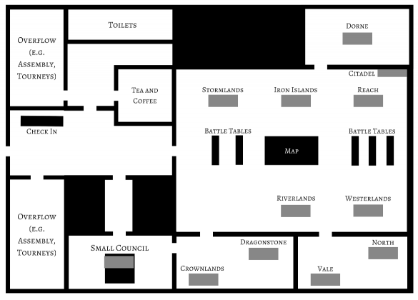 Megagame venue floorplan - Using Canva to create graphics for your megagame