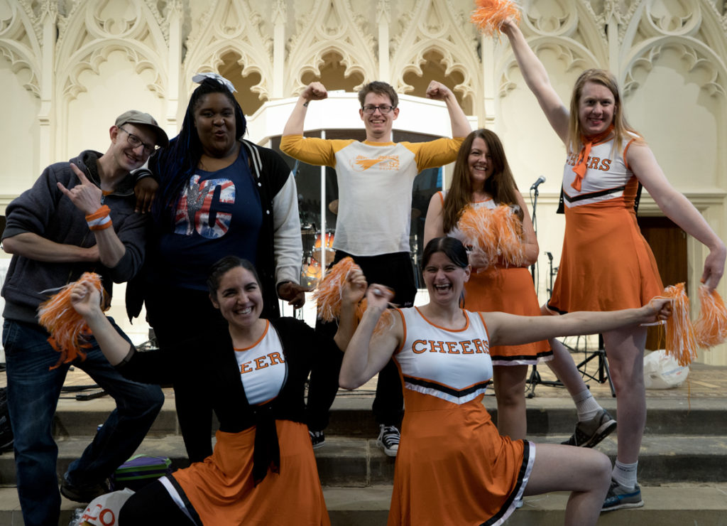 Cheerleaders at Trope High - How to Write a Megagame, Part 8 - Teams by BeckyBecky Blogs