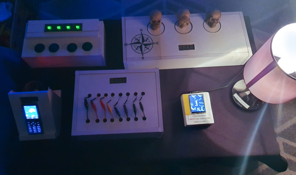 All the puzzles - Citizen, virtual escape room by Russ Builds, reviewed by BeckyBecky Blogs