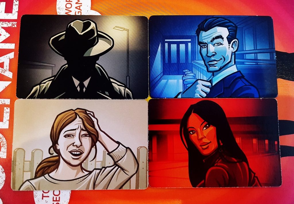 Codenames tabletop card game cards