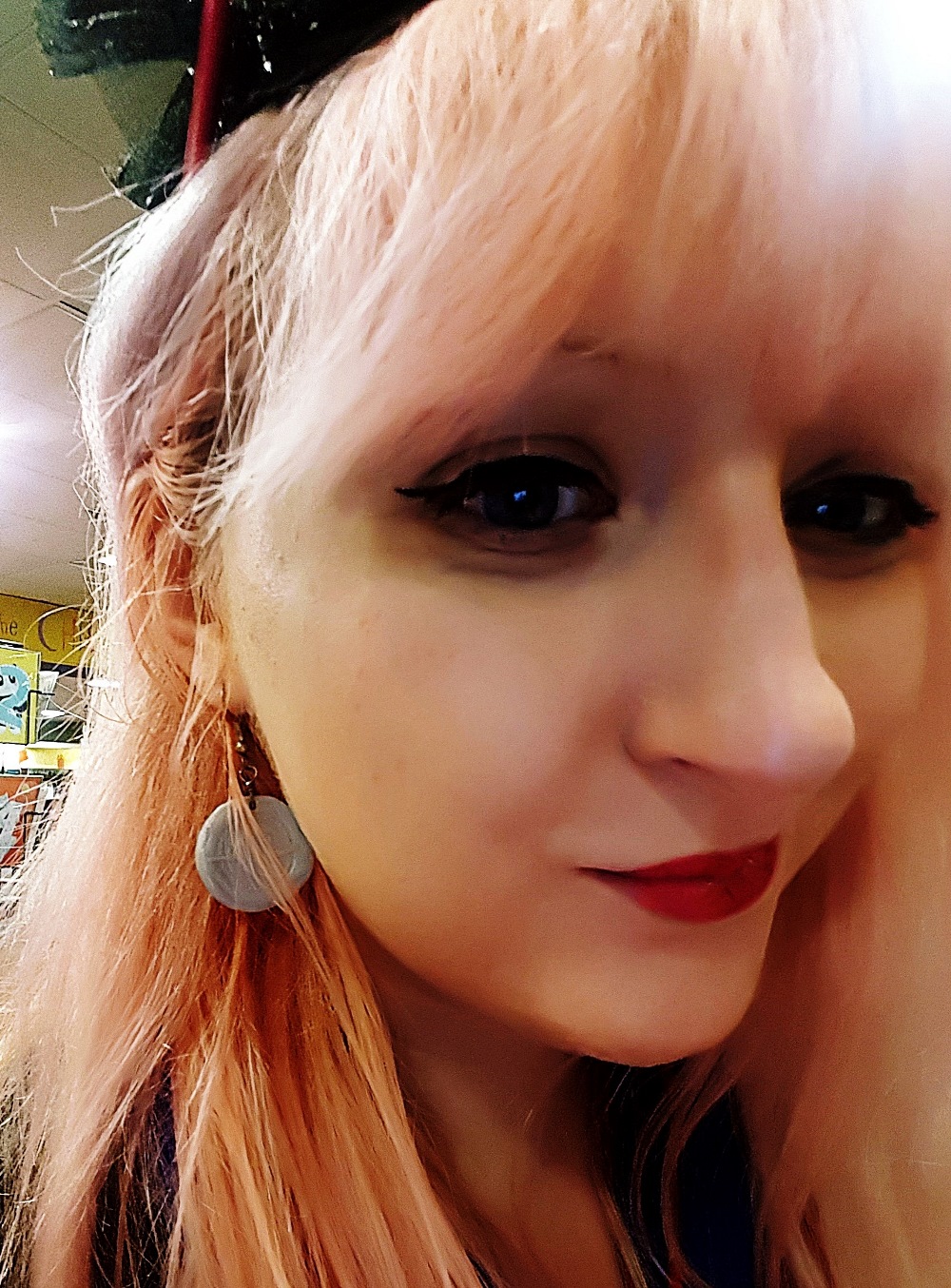 Sickle earrings at the Cursed Child Book Launch at Waterstones Leeds