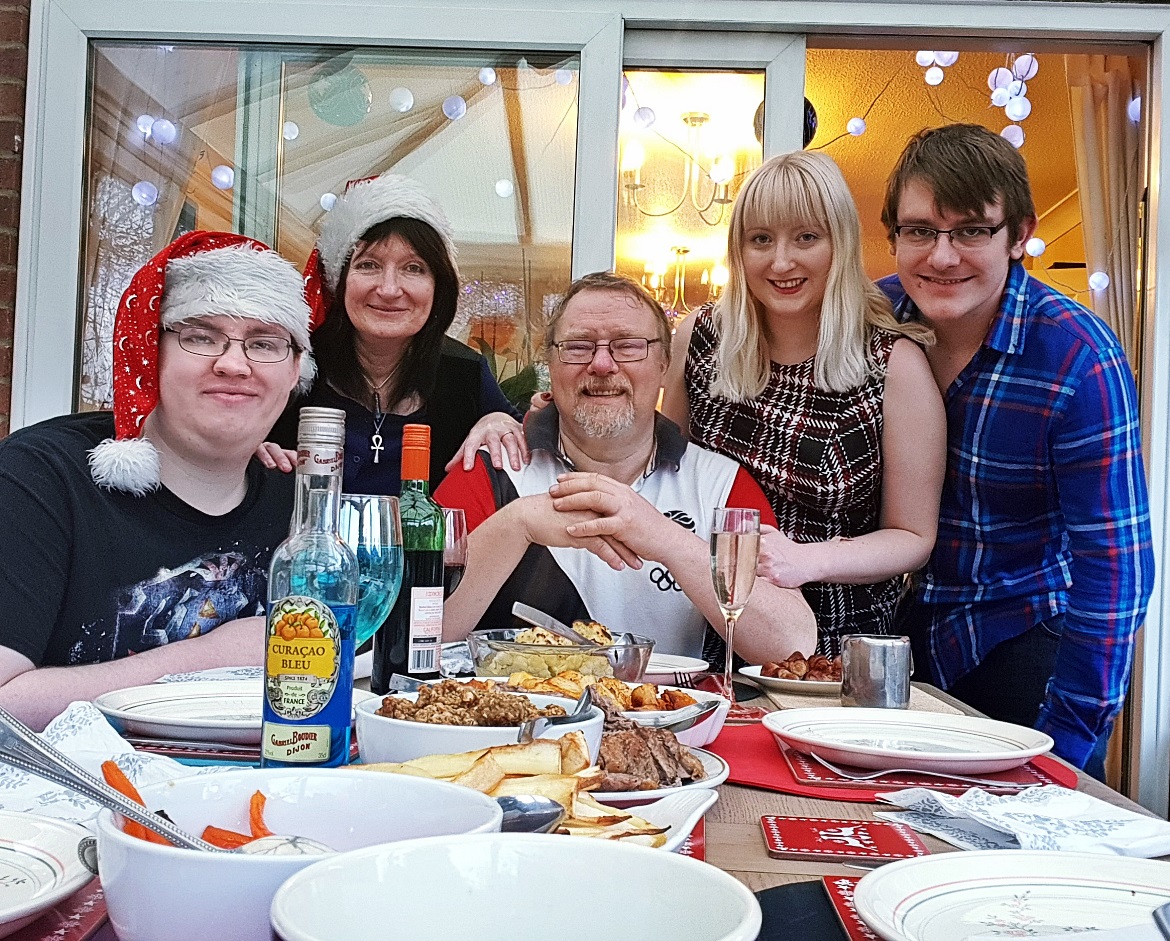 Our Christmas dinner table - December Monthly Recap by BeckyBecky Blogs