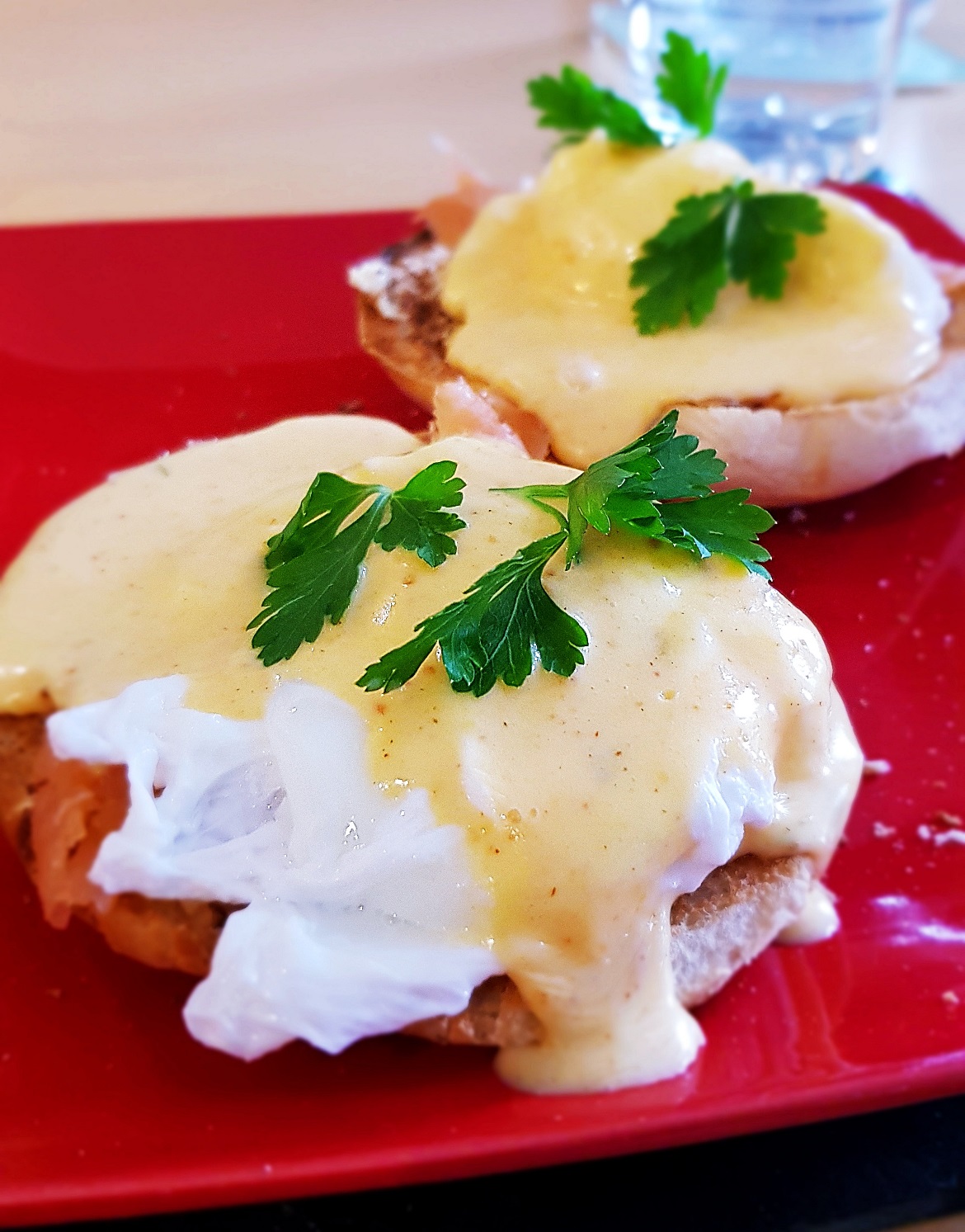 Eggs royale for Tim's birthday - December Monthly Recap by BeckyBecky Blogs