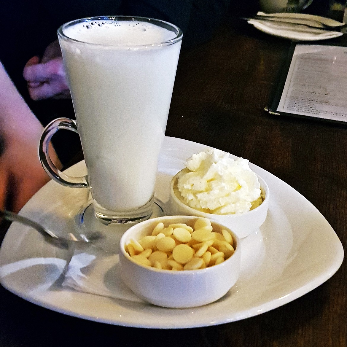 Make-your-own-hot-chocolate at Stokes High Bridge Cafe - December Monthly Recap by BeckyBecky Blogs