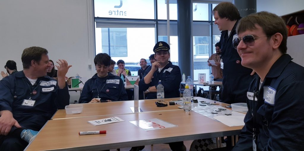 Aegis looking annoyed - Den of Wolves megagame after action report by BeckyBecky Blogs