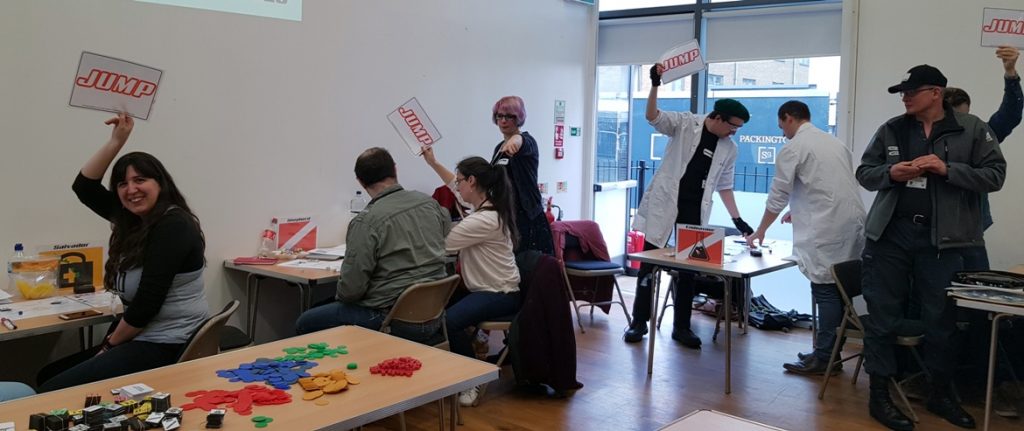Jumping - Den of Wolves megagame after action report by BeckyBecky Blogs
