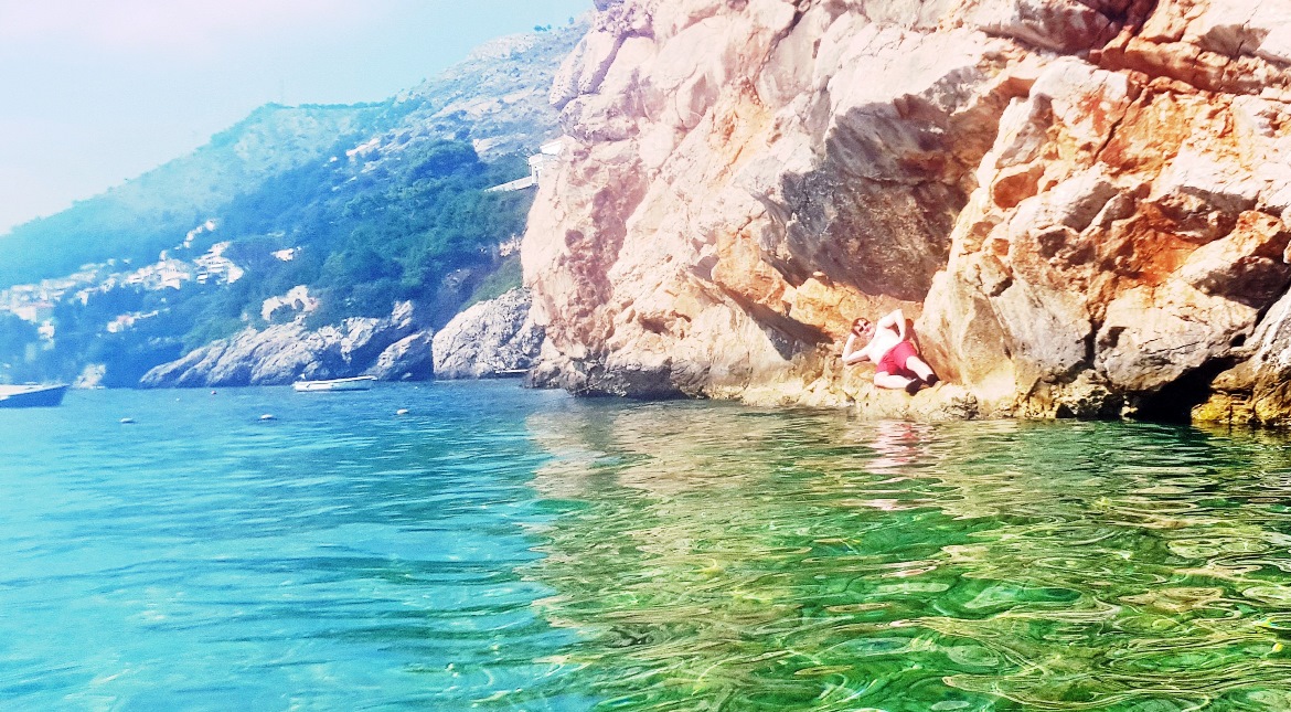 Tim at Sveti Jakov beach - Croatia in Photographs by BeckyBecky Blogs