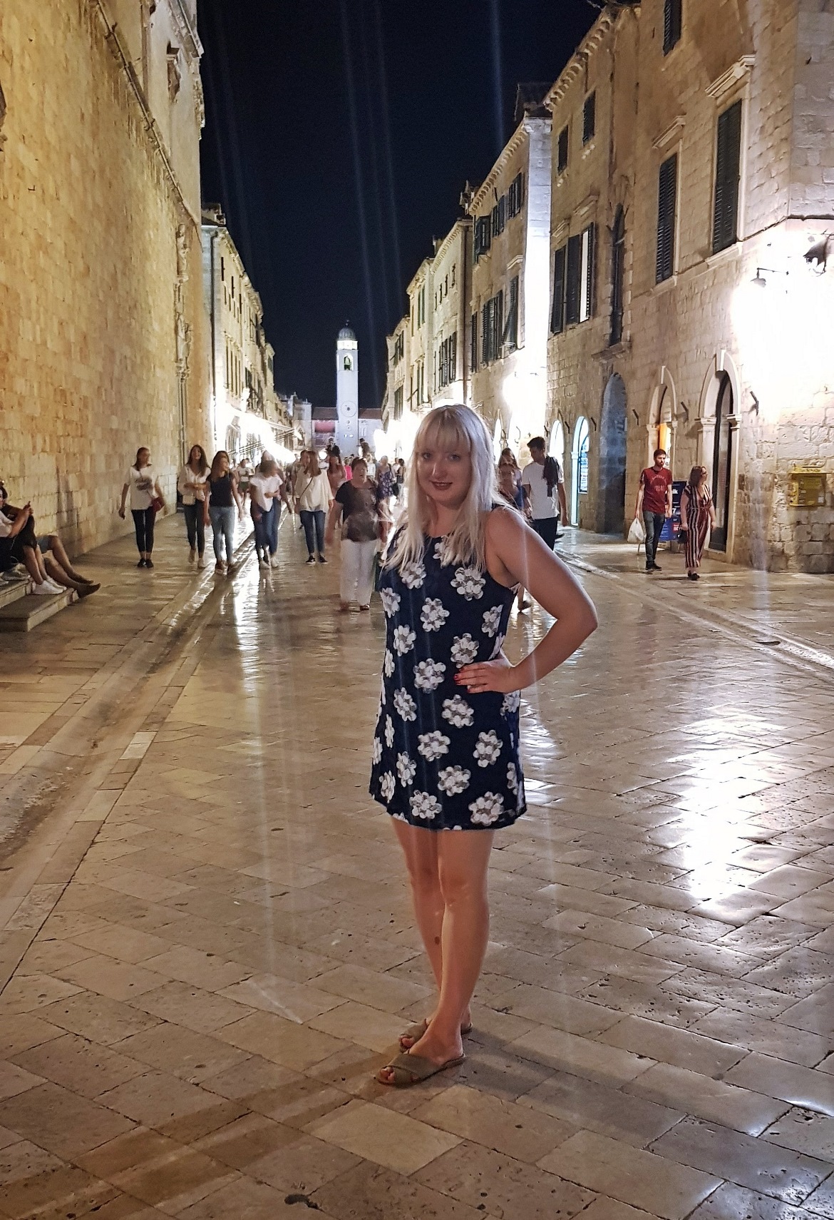 Strolling through the Old Town after sunset - Sightseeing in Dubrovnik, Croatia - Top Travel Tips by BeckyBecky Blogs