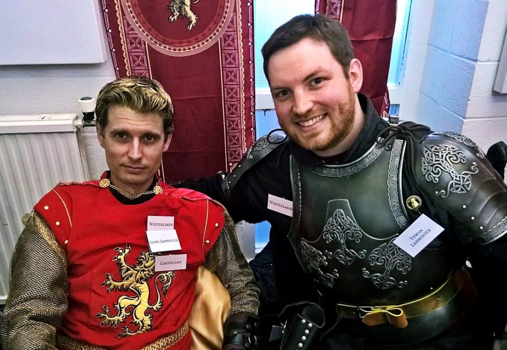Jaime and Tywin Lannister - Everybody Dies Harder, a Game of Thrones megagame by BeckyBecky Blogs