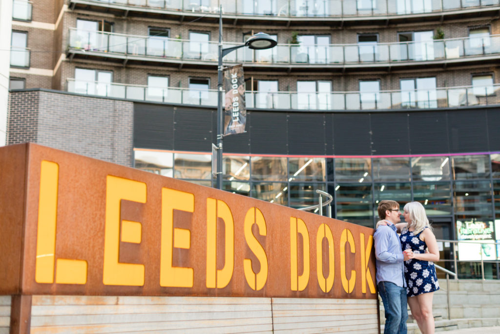 Engagement shoot at Leeds Dock with Tux and Tales Photography - Achievement Unlocked: Married by BeckyBecky Blogs