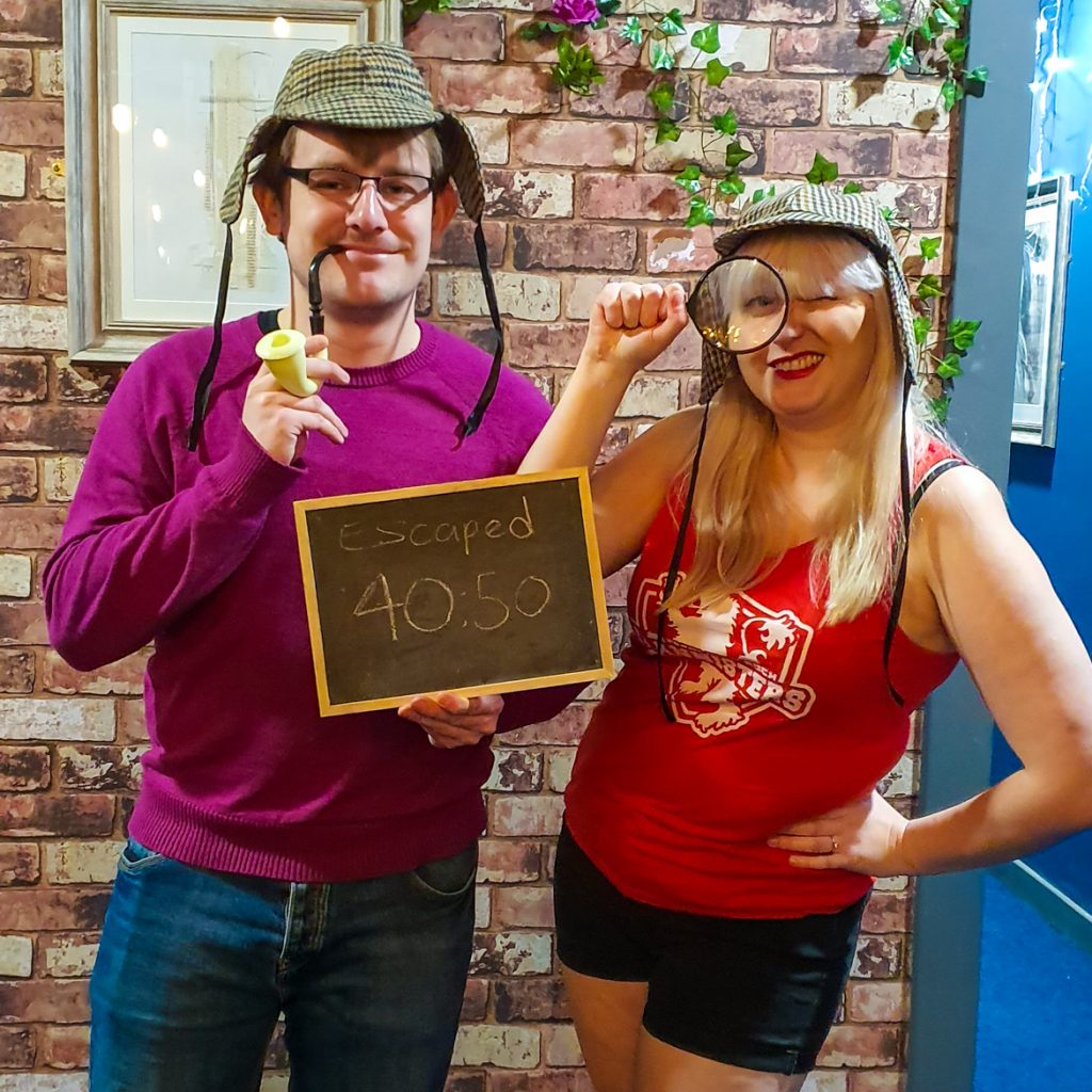 Success! - Sherlocked In by The Escapologist, Leeds escape room review by BeckyBecky Blogs
