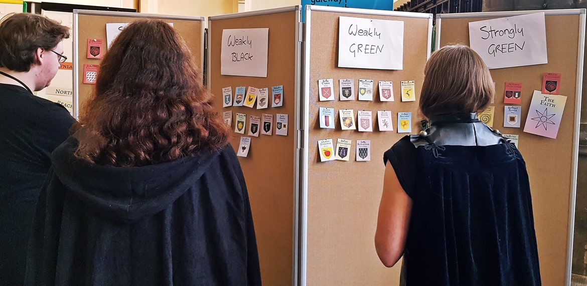 Declaration Board - Goodbye Everybody Dies the Megagame by BeckyBecky Blogs