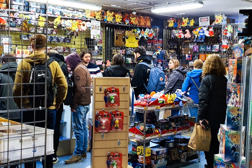 Pokemon shop in Affleck's - Exploring Manchester's geek scene with BeckyBecky Blogs