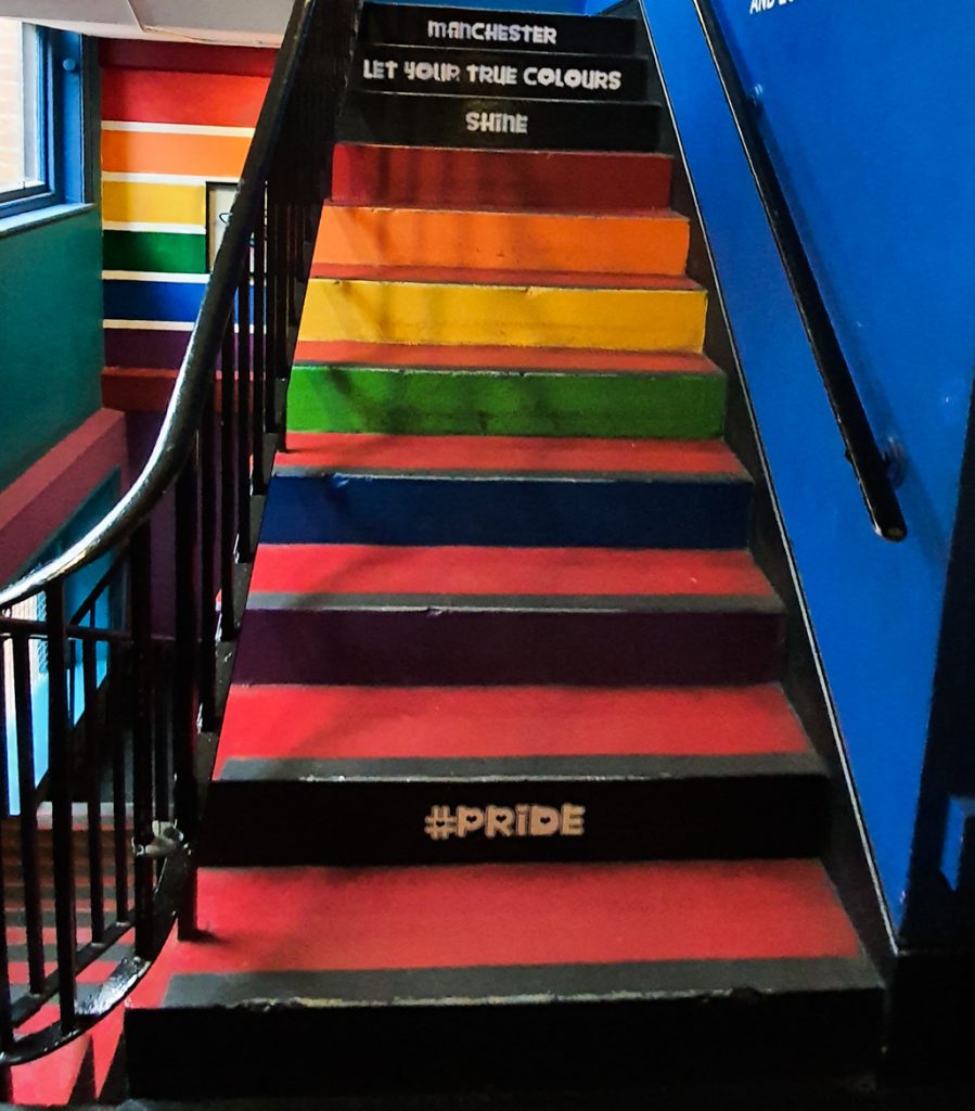 Stairs in Affleck's - Exploring Manchester's geek scene with BeckyBecky Blogs