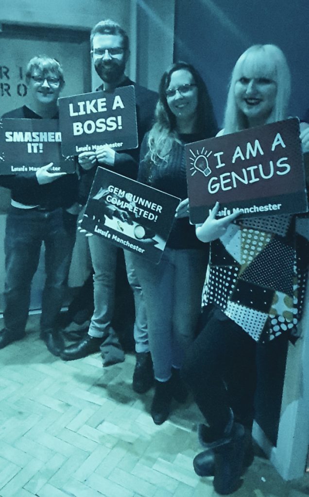 Success photo at Gem Runner, escape room by Lucardo Manchester - February 2020 Monthly Recap by BeckyBecky Blogs