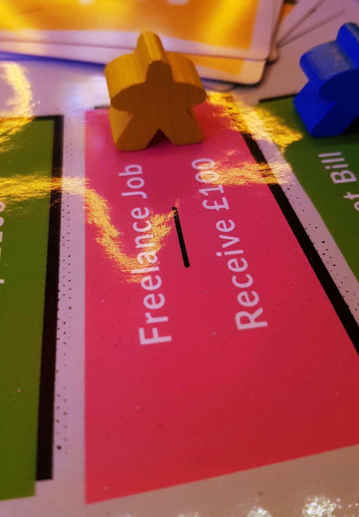 Freelance job space - giffgaff gameplan's Spend or Save boardgame by BeckyBecky Blogs