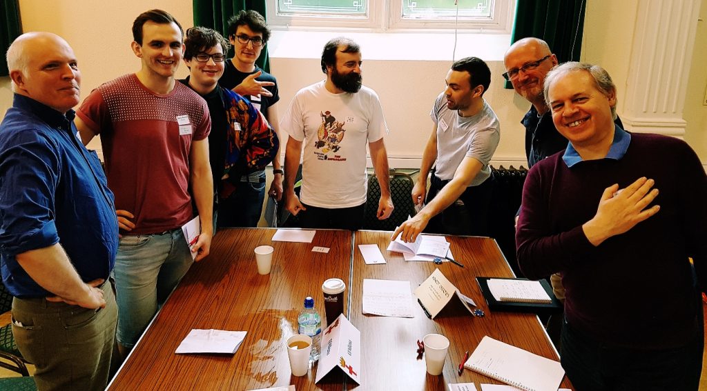 Guelphs and Ghibellines megagame Milan team