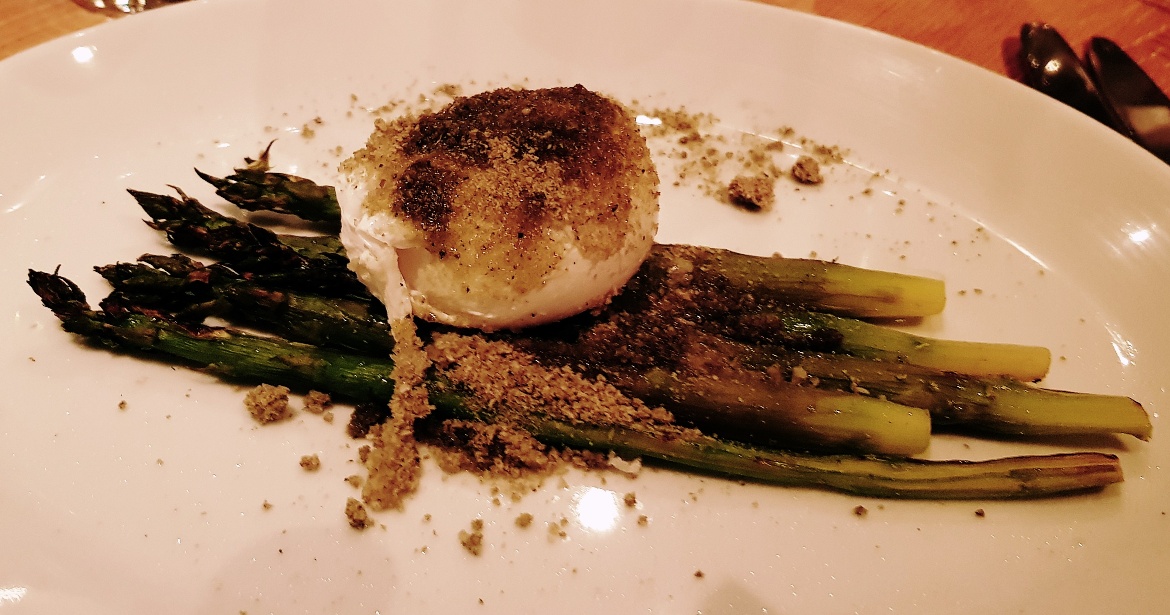 Asparagus and egg at Piccolino Ilkley - January 2018 Monthly Recap by BeckyBecky Blogs