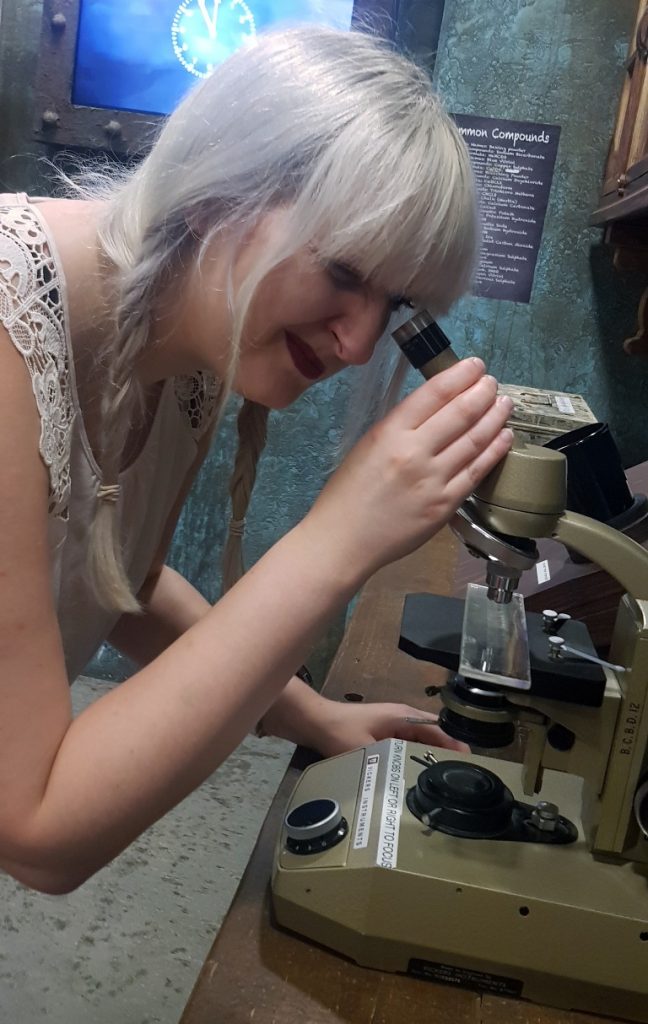 Microscope - Lightning in a Bottle by Kanyu Escape, Leeds escape room review by BeckyBecky Blogs