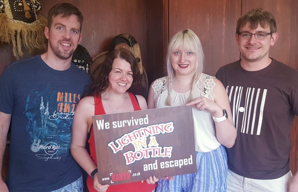 Success photo - Lightning in a Bottle by Kanyu Escape, Leeds escape room review by BeckyBecky Blogs