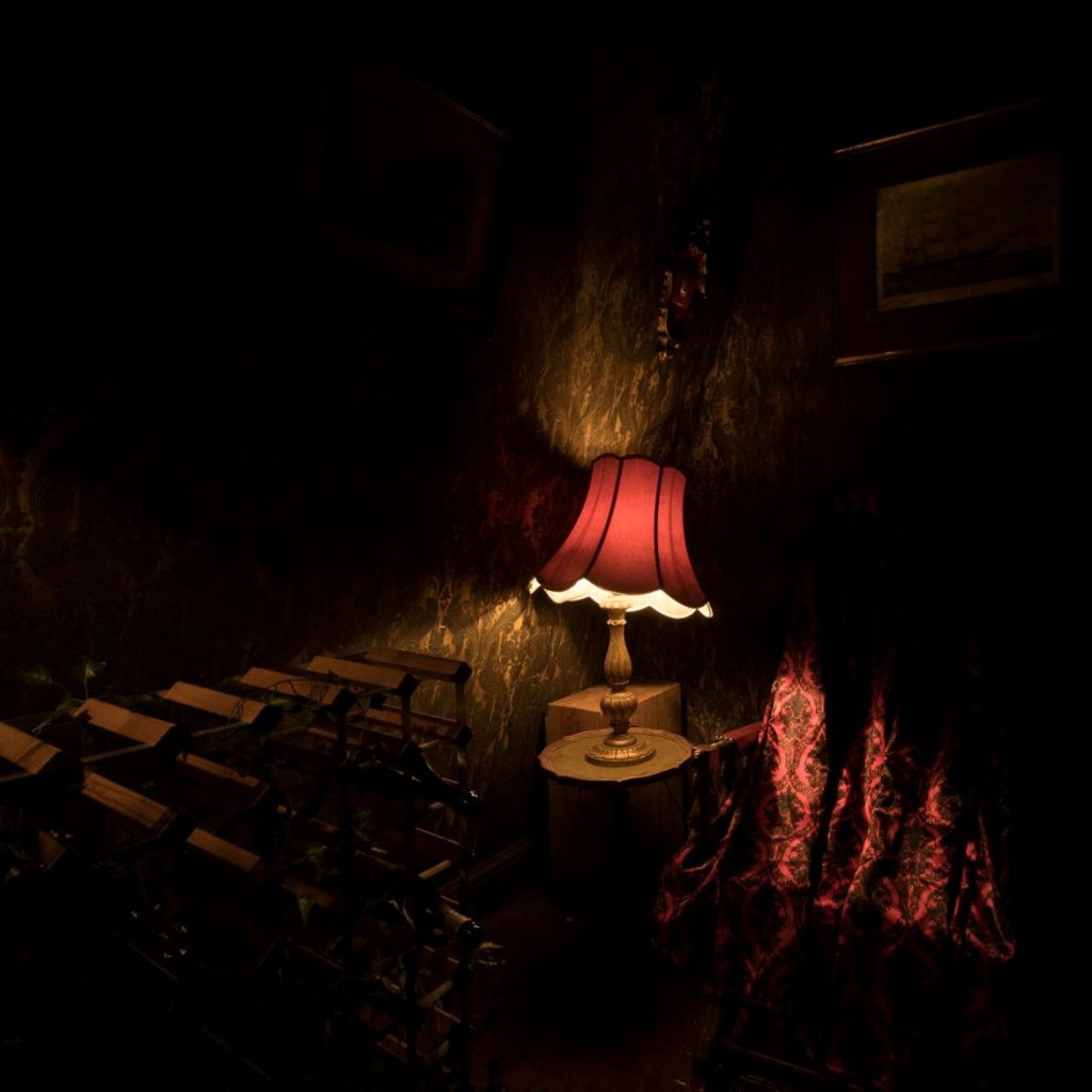 Darkness - Lady Chastity's Reserve by Handmade Mysteries, London escape room review by BeckyBecky Blogs