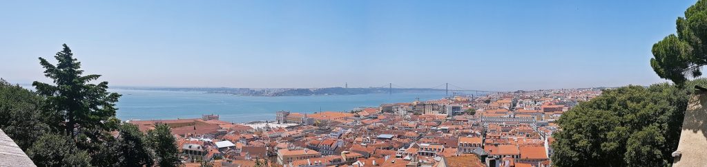 Lisbon Panorama from Castelo de Sao Jorge - Things to Do in Lisbon, Portgual, travel blog by BeckyBecky Blogs