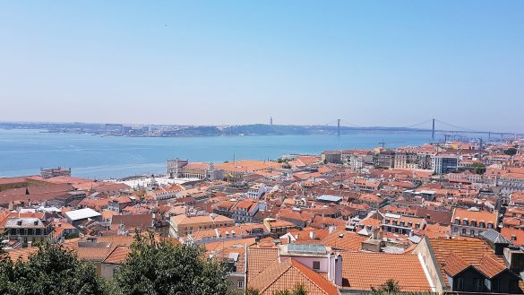 Lisbon Panorama from Castelo de Sao Jorge - Things to Do in Lisbon, Portgual, travel blog by BeckyBecky Blogs