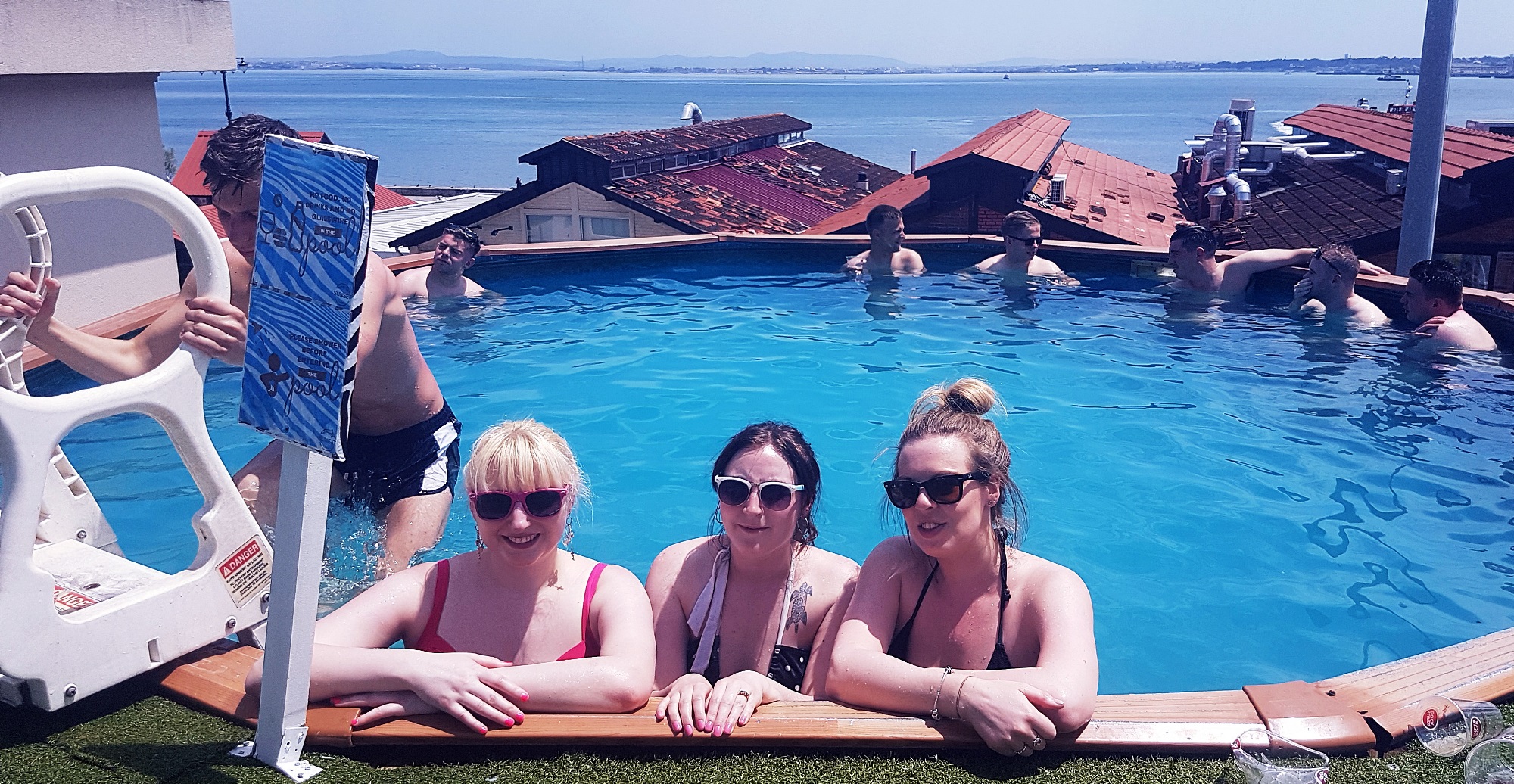 Rooftop pool at Sunset Destination Hostel in Lisbon, Portugal - Surviving Winter as a Summer Lover by BeckyBecky Blogs