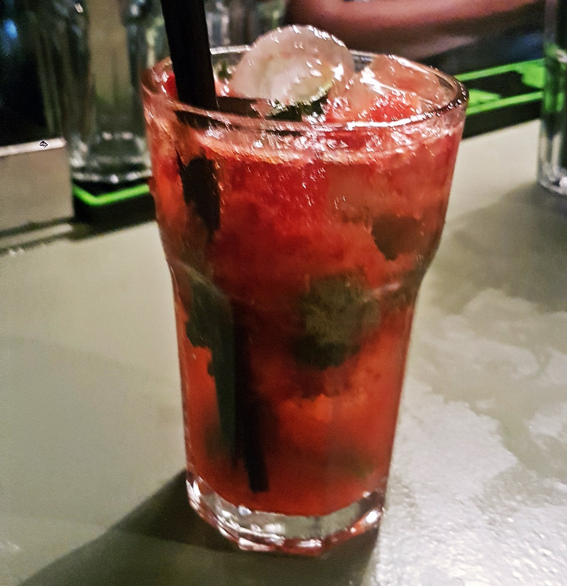 Mojito de Morango at Park Bar - Food and Drink in Lisbon, review by BeckyBecky Blogs