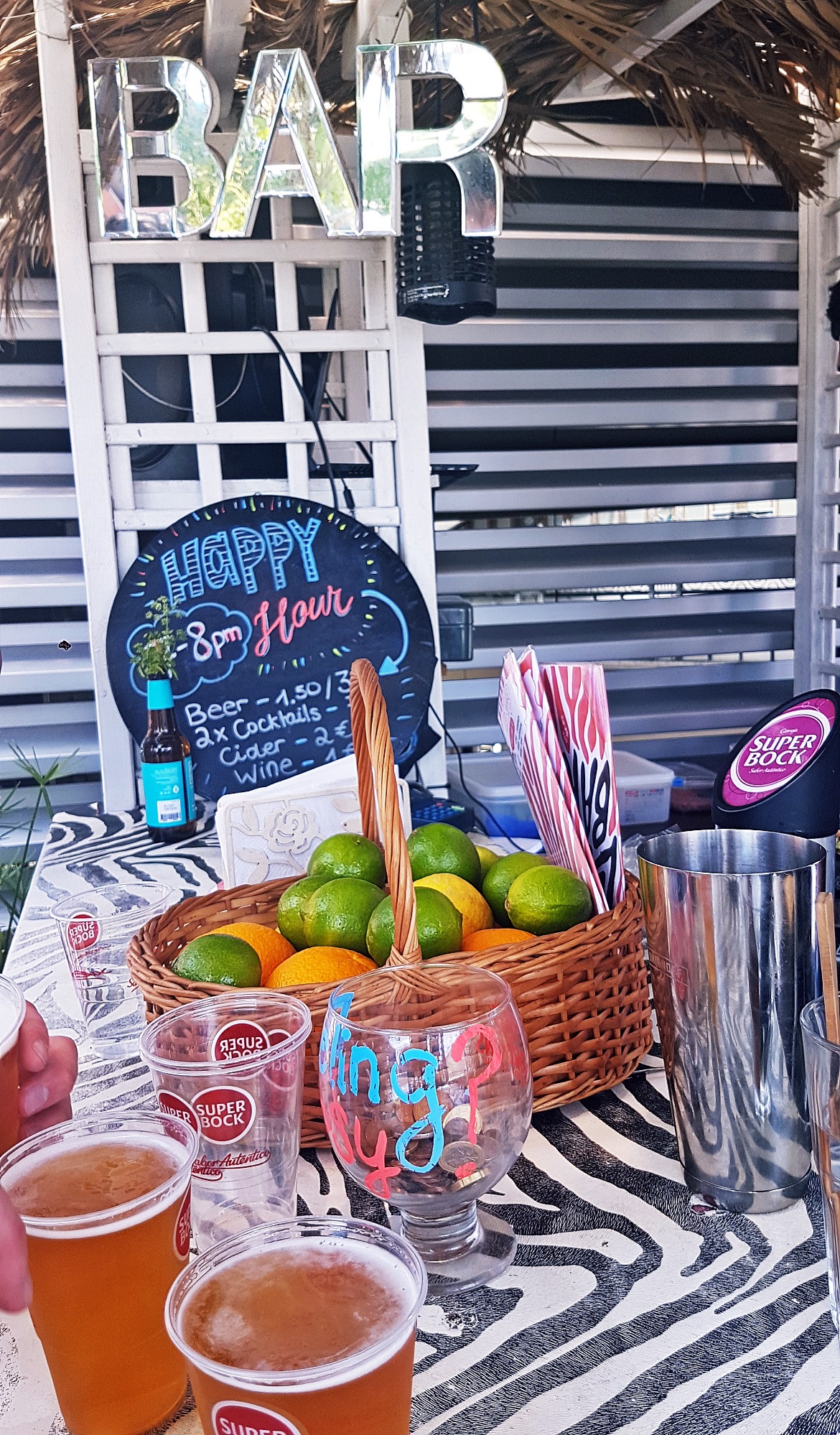 Cheap drinks at the rooftop bar - Tips for visiting Lisbon by BeckyBecky Blogs