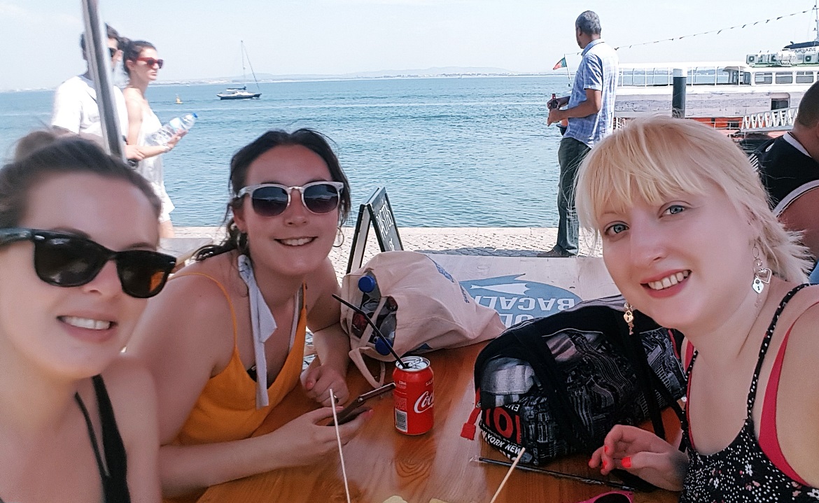 Having lunch while offered drugs - Tips for visiting Lisbon by BeckyBecky Blogs