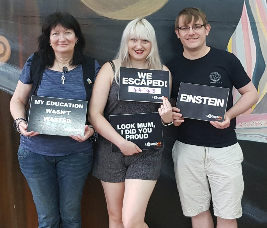 Success photo - American Die-ner at Locked In Games Leeds, escape room review by BeckyBecky Blogs