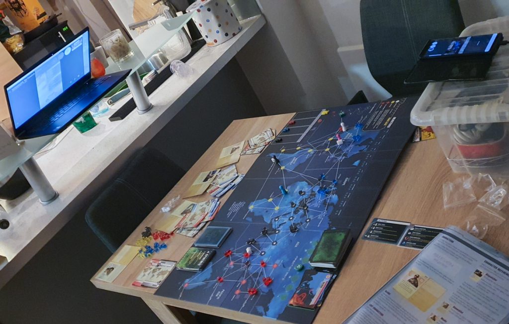 Playing Pandemic Legacy remotely - March 2020 Monthly Recap by BeckyBecky Blogs