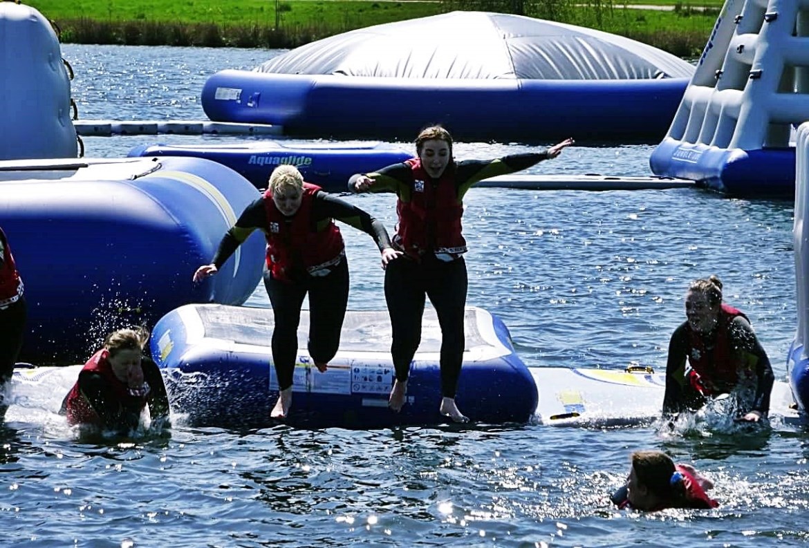 Total Wipeout at Sheffield Cable Aqua Park - How to throw a kickass hen party by BeckyBecky Blogs