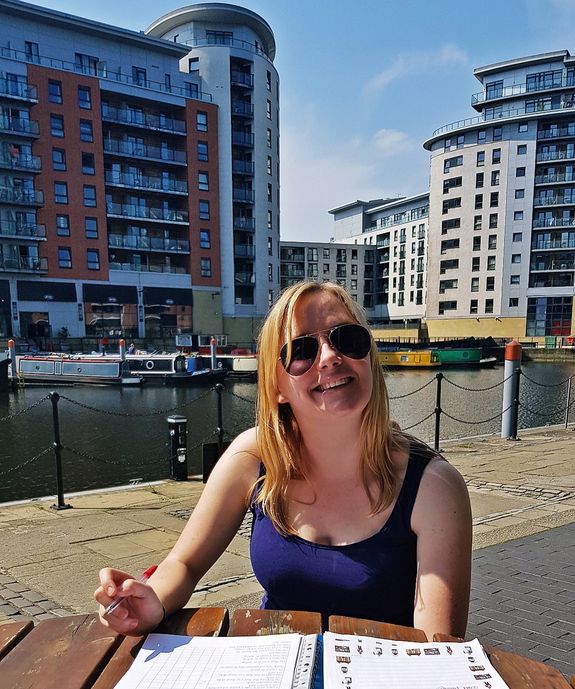 Enjoying the sun at Leeds Dock - May 2018 Monthly Recap by BeckyBecky Blogs
