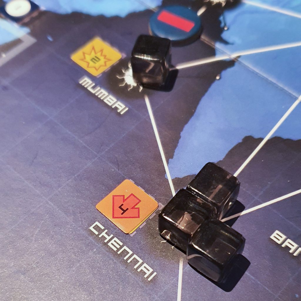 Chennai collapsing in Pandemic Legacy Season One - May 2020 Monthly Recap by BeckyBecky Blogs