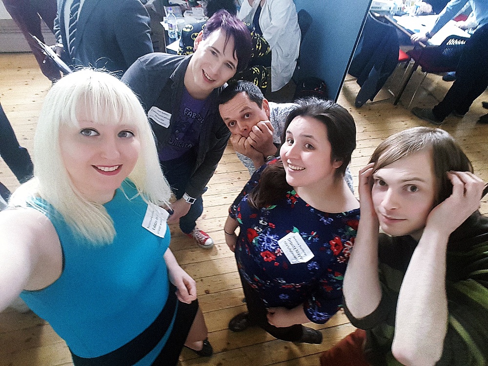 The press team and mayor's office evacuating at Urban Nightmare Redux megagame - Urban Nightmare: State of Chaos, the Wide Area Megagame, After Action Report by BeckyBecky Blogs