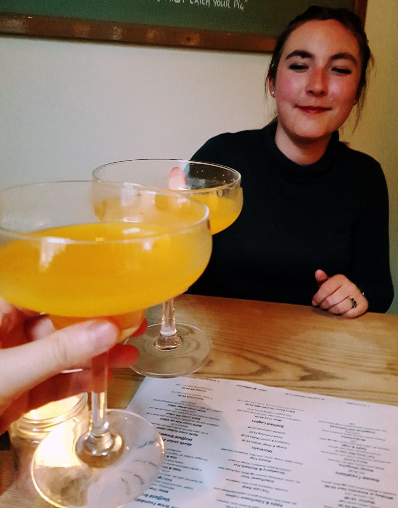 Mango margaritas at the Milestone Sheffield