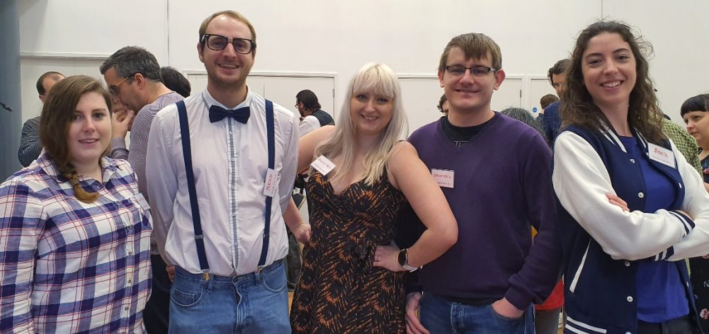 Greek Council team at Monsterville Mansion megagame - How to Write a Megagame, Part 8 - Teams by BeckyBecky Blogs