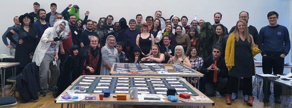 All player photo - Monsterville Mansion megagame report by BeckyBecky Blogs